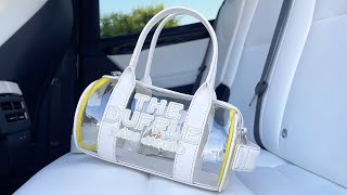 MARC JACOBS Clear Mini Duffle WiMB REViEW [upl. by Sophia]