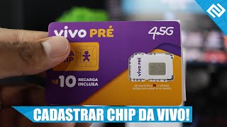 Como CADASTRAR CHIP da VIVO da forma CORRETA passo a passo  Atualizado 2022 [upl. by Kjersti]