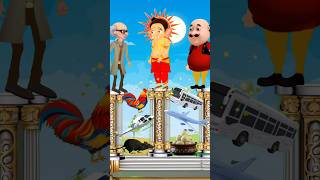 मोटू गणेश भगवान को जहाज दे रहा Motu patalu cartoon Veer d Robot boy shorts cartoon shortsfeed [upl. by Ethyl]