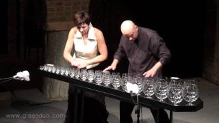 J S Bach  Toccata and Fugue in D minor on the glass harp музыкальные бокалы [upl. by Nuahsel]