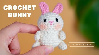 Crochet Bunny Tutorial  How To Crochet Bunny  Easy Amigurumi For Beginner [upl. by Aisad638]