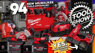 94 NEW Milwaukee Power Tools announced at PIPELINE This is the TOOL SHOW [upl. by Ebneter]