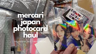 HUGE Mercari Japan Photocard Haul 118 packages albums and pcs [upl. by Wawro775]