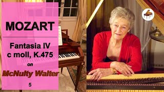 Mozart Fantasia K 475 mov 5  Walter Fortepiano by Paul McNulty  Trudelies Leonhardt [upl. by Adnirak]