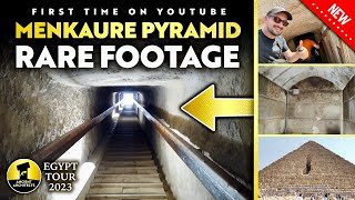 EXCLUSIVE RARE Footage from the Pyramid of Menkaure A Complete Walkthrough  Ancient Architects [upl. by Mad]