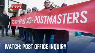 Post Office Horizon inquiry hearings  Wednesday 31 January 2024 [upl. by Alyda909]