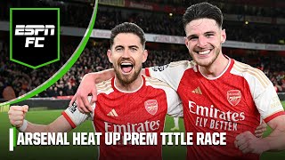 PREMIER LEAGUE TITLE RACE What Arsenals win vs Liverpool means for Man City  ESPN FC [upl. by Oys]