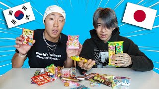 Koreans Try Japanese Snacks [upl. by Bertold]