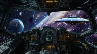 Galactic Dreamscape  3 Hours of Spaceship White Noise for Deep Sleep whitenoisesounds ASMR [upl. by Sirdna256]