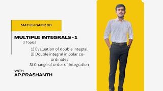 Multiple Integrals 1 Notes  apprashanth52 [upl. by Anoiuq]