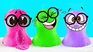 3 FUNKY KINETIC SAND EXPERIMENTS with Slime Sam [upl. by Latisha]