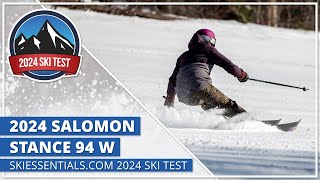 2024 Salomon Stance 94 W  SkiEssentialscom Ski Test [upl. by Cristionna]