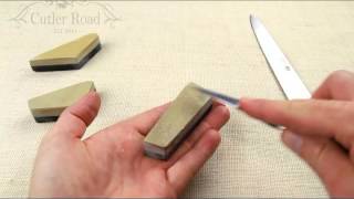 Sharpening a knife with a size 1 Coticule Bout [upl. by Mal866]