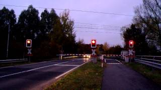 Spoorwegovergang Bad Bentheim Bahnübergang Railroad Crossing Level Crossing [upl. by Carrelli41]