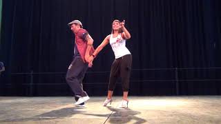 APRENDER A BAILAR SALSA Taller Fernando Sosa y Sandy Ramos  Tropical Gem con conteo Workshop [upl. by Carmel]