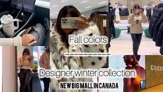 Fall colors  Winter Shopping  Royalmount Mall in Canada [upl. by Balcer]