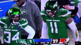 Over hits in first half on 35 Thursday TNF Jets  Browns [upl. by Lenahc]