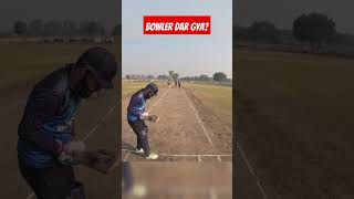 Bowler dar gya cricket cricketshorts shorts shortvideo batting indian gopro ipl sg [upl. by Jammal655]