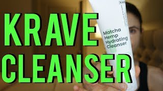 Krave Matcha Hemp Hydrating Cleanser Review Dr Dray 🍵 [upl. by Amoakuh]