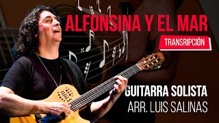 Partitura quotAlfonsina y el marquot  Guitar transcription [upl. by Cho]