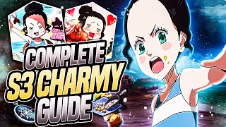 S3 CHARMY COMPLETE GUIDE Best Build Talents Grimoire Skills amp MORE in Black Clover Mobile [upl. by Norrehs]