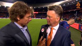 Interview Van Gaal na Nederland  Ghana [upl. by Enybor794]