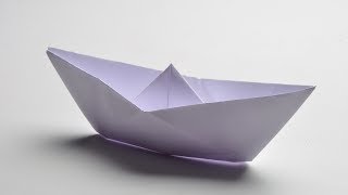 How To Fold A Paper Boat Full HD [upl. by Nanam638]