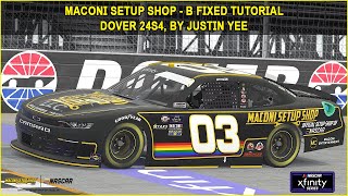 iRacing B Fixed Xfinity Dover Guide to Qualifying and Race 24S4 [upl. by Acimad]