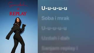 Senidah  Replay karaoke minus matrica instrumental [upl. by Alekehs]