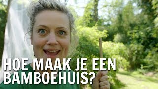 DIY Maak je eigen bamboehuis  De Buitendienst over Bamboe [upl. by Nicholle]