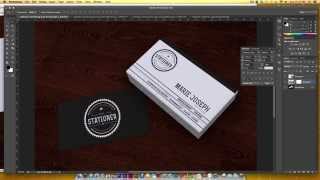 How to Create a Business Card Mockup in Photoshop [upl. by Lustick]