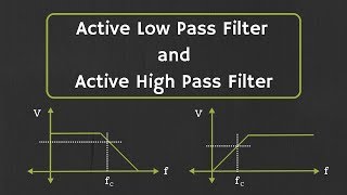 Active Low Pass Filter and Active High Pass Filter Explained [upl. by Isidro872]