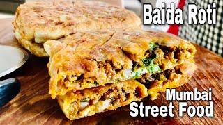 Baida RotiChicken Baida RotiMumbai Street Food  Viju’s Eat inVijayalaxmiAKalburgi [upl. by Meryl33]