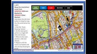 TOPOGRAPHICAL EXAM ROUTE INVOLVING CONFUSING ROUNDABOUT AND UNDERPASS WITH IMPORTANT TIP AT THE END [upl. by Durr]