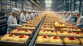 Inside the Instant Noodles Factory  Noodles Factory Process [upl. by Marris]