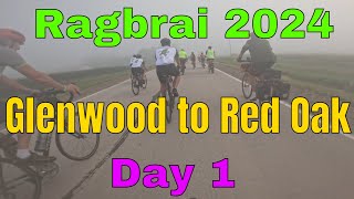 Ragbrai 2024 Day 1 Glenwood to Red Oak [upl. by Heurlin876]