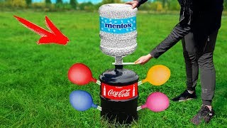 Experiment Coca Cola Vs Mentos [upl. by Annahsar]