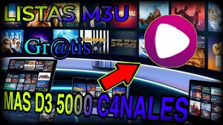 Wiseplay IPTV Listas M3U Para tu Smart Tv Android y TV Box [upl. by Weissman]