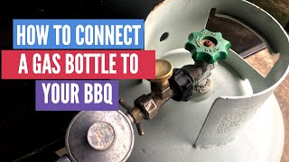 How to connect a gas bottle to your BBQ [upl. by Bettina]