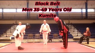 Black Belt Men Sparring 3549 at the Summer Smash 2024 karate martialarts taekwondo blackbelt [upl. by Horbal]