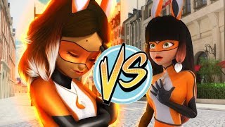 VOLPINA VS RENA ROUGE amp LADYBUG BATALLA DE RAP EN ESPAÑOL [upl. by Rew]