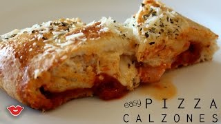 Easy Pizza Calzones  Stephanie from Millennial Moms [upl. by Oiralednac934]