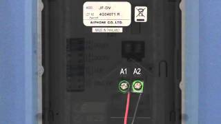 Aiphone JF Series Wiring Instruction amp Guide [upl. by Eeleimaj465]