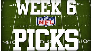 WEEK 6 NFL PICKS [upl. by Gweneth824]