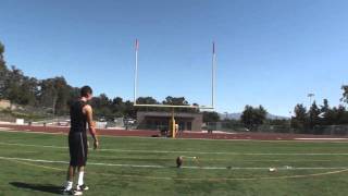 Servite Kicker Hits Nice Field Goals [upl. by Dever]