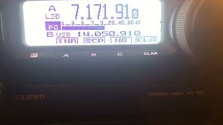 F4WBU nice QSO with II3RTNT radioamateur From Italy on 40 meter SSB MFJ1640 [upl. by Ennirok]