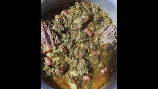 😍❤️ Ghormeh Sabzi Persian Herb Stew  Shirazi recipe How to make Persian Ghormeh Sabzi Shorts [upl. by Adnirual28]