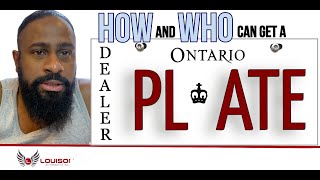 How and which dealers can get a dealer plate [upl. by Yllor]