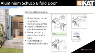 Schüco Bifold Door features and benefits [upl. by Nyssa]