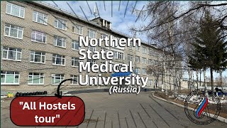 Hostel Tour Of Northern State Medical University  Russia  NSMU  International Students Hostel [upl. by Atnohs]